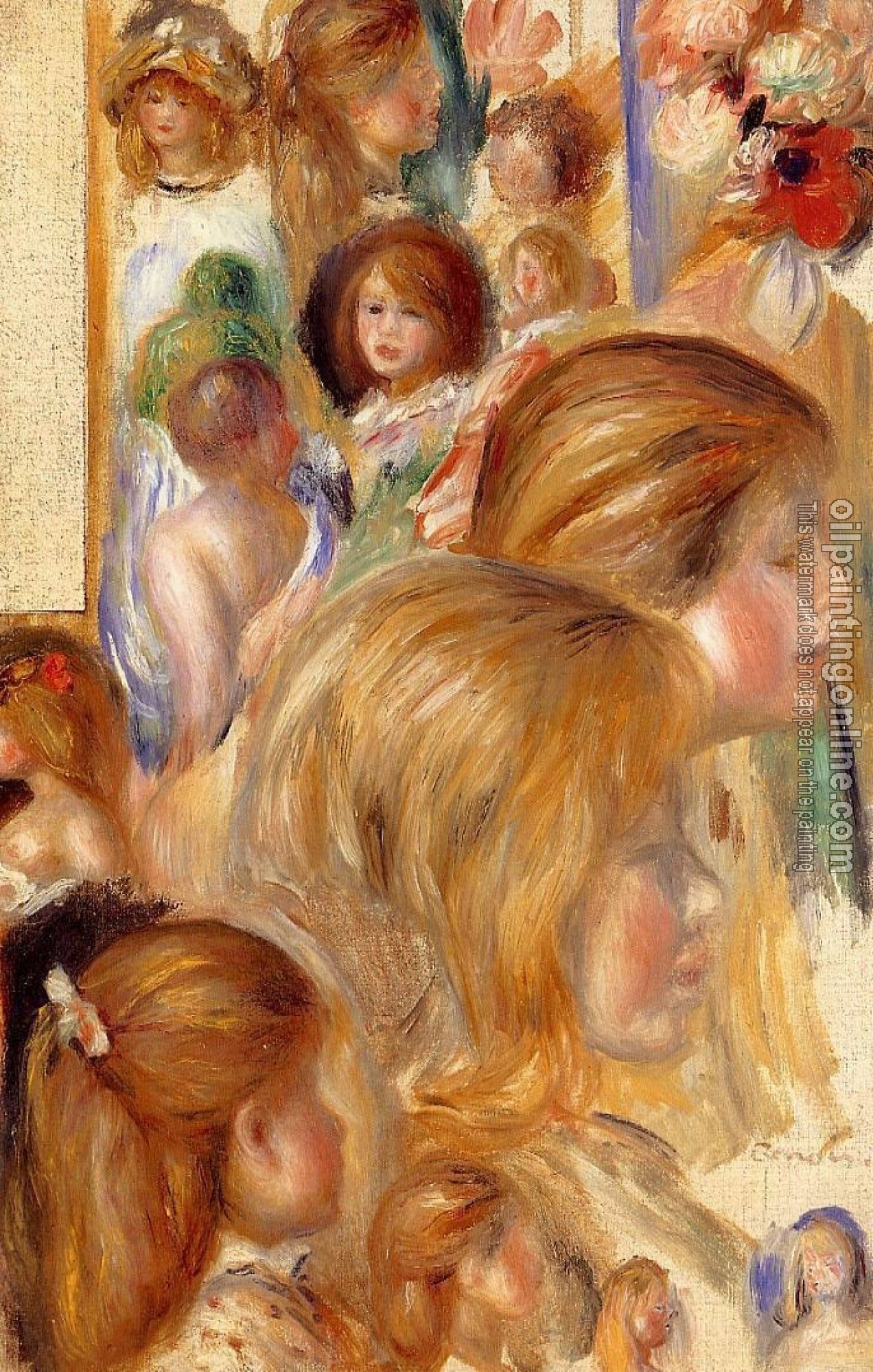Renoir, Pierre Auguste - Children's Heads